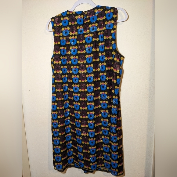 Anna Sui sleeveless metallic dress 20th Anniversary Collection - Picture 7 of 12